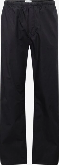 WEEKDAY Pantalons En Toile Regular Pantalon Paul Homme Noir