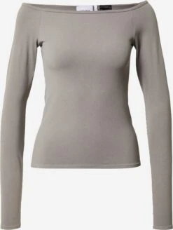 WEEKDAY T-shirts Ă Manches Longues T-shirt Femme Noisette