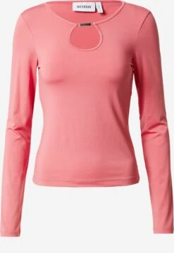 WEEKDAY T-shirts à Manches Longues T-shirt Enya Femme Rose