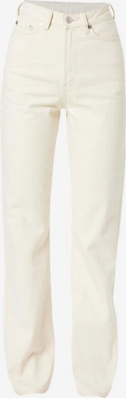 WEEKDAY Droits Regular Jean Rowe Femme écru