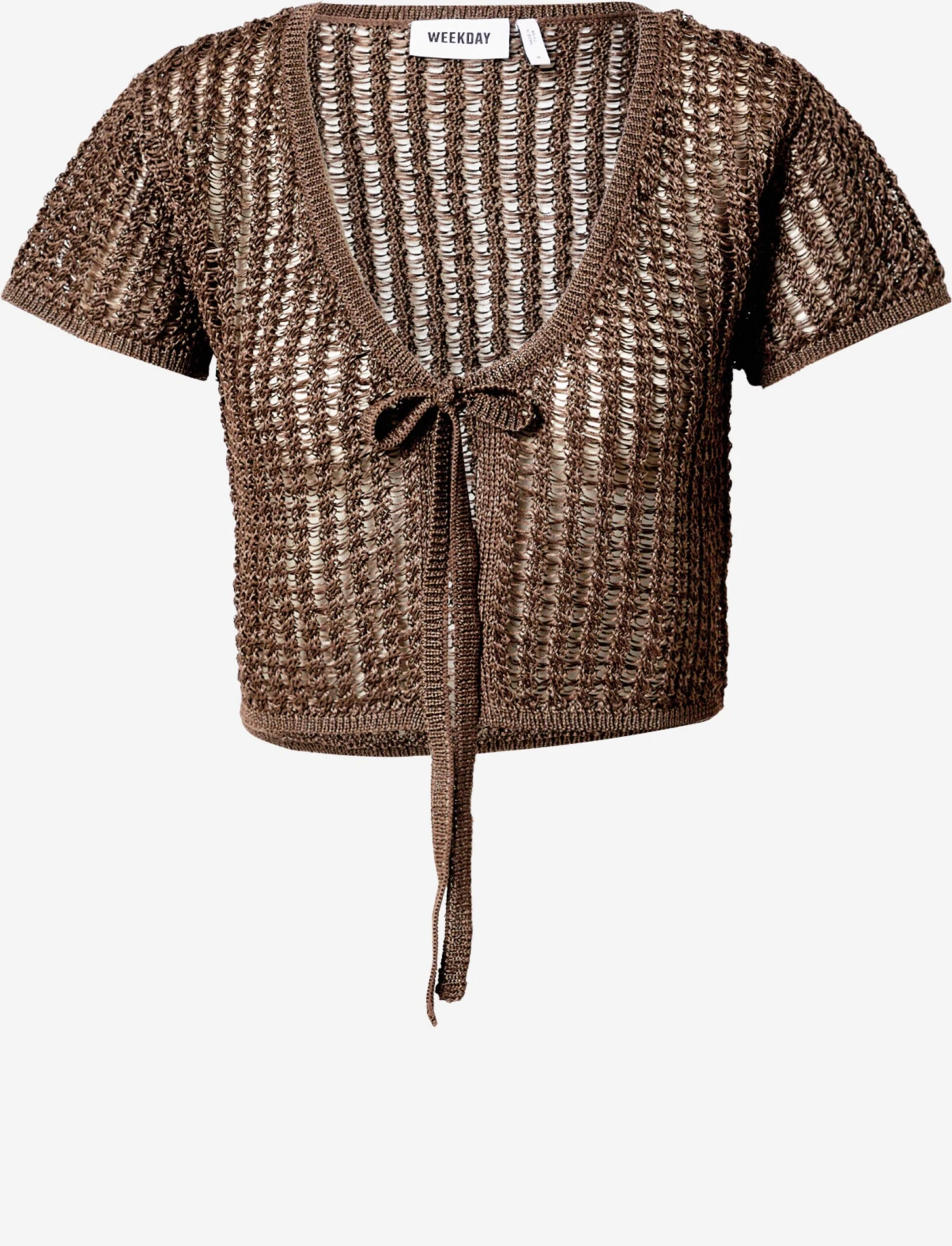 WEEKDAY Gilets Cardigan Diana Femme Marron