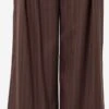 WEEKDAY Pantalons à Pinces Wide Leg Pantalon à Pince Indy Femme Marron / Brun Foncé