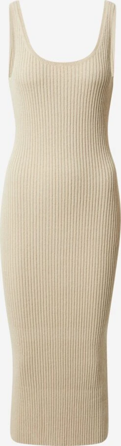 WEEKDAY Robes Robes En Maille Camilla Femme Beige