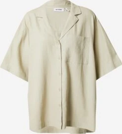 WEEKDAY Blouses à Manches Courtes Chemisier Eva Femme Olive