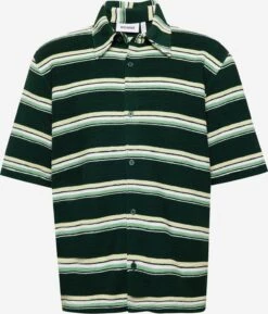 WEEKDAY Chemises Décontractées Coupe Regular Chemise Homme Vert / Vert Pastel / Vert Clair
