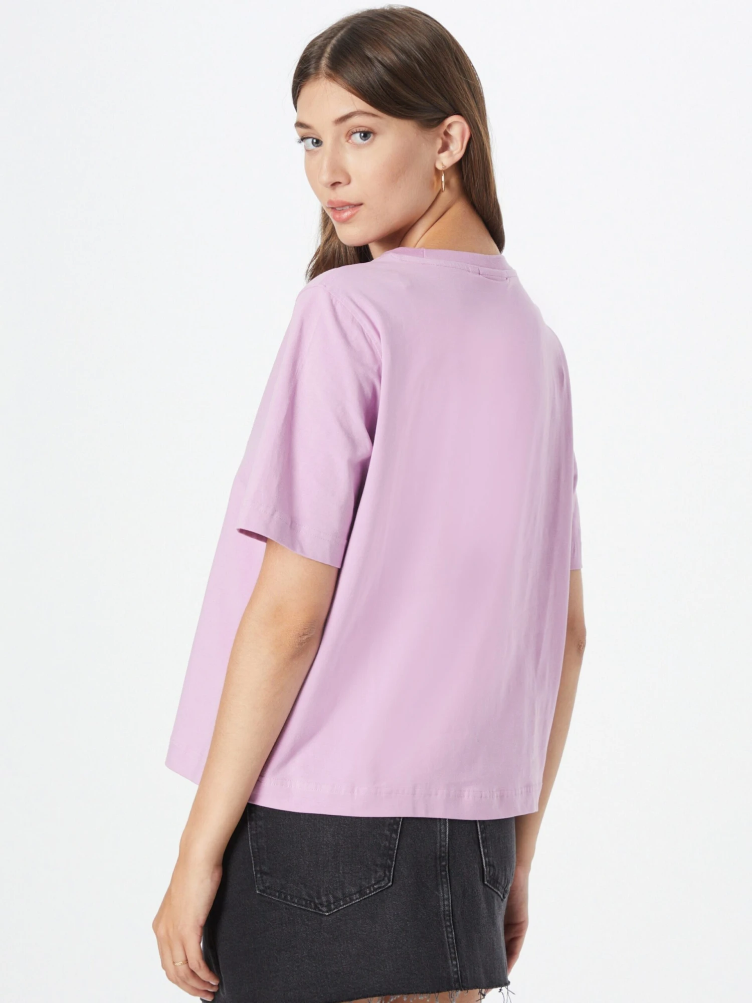 WEEKDAY T-shirts T-shirt Femme Violet / Noir – Image 4
