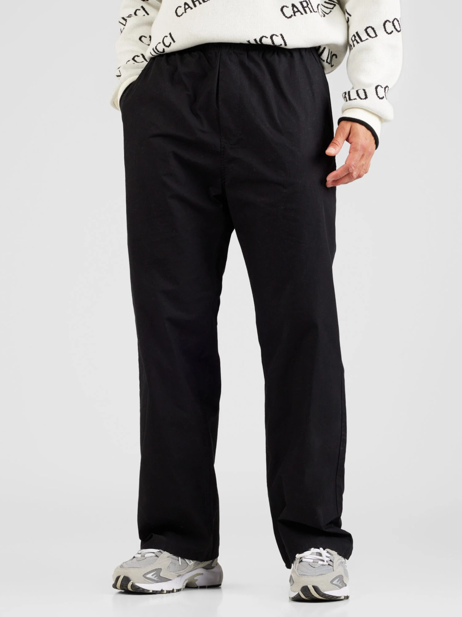 WEEKDAY Pantalons En Toile Regular Pantalon Paul Homme Noir â Image 3