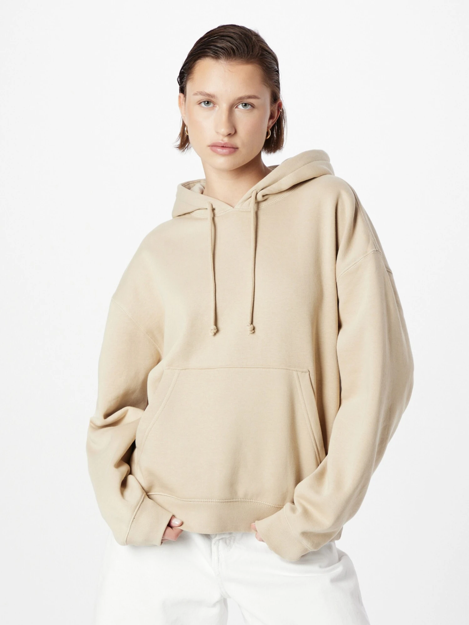 WEEKDAY Sweats Ă Capuche Sweat-shirt Femme Mastic â Image 3