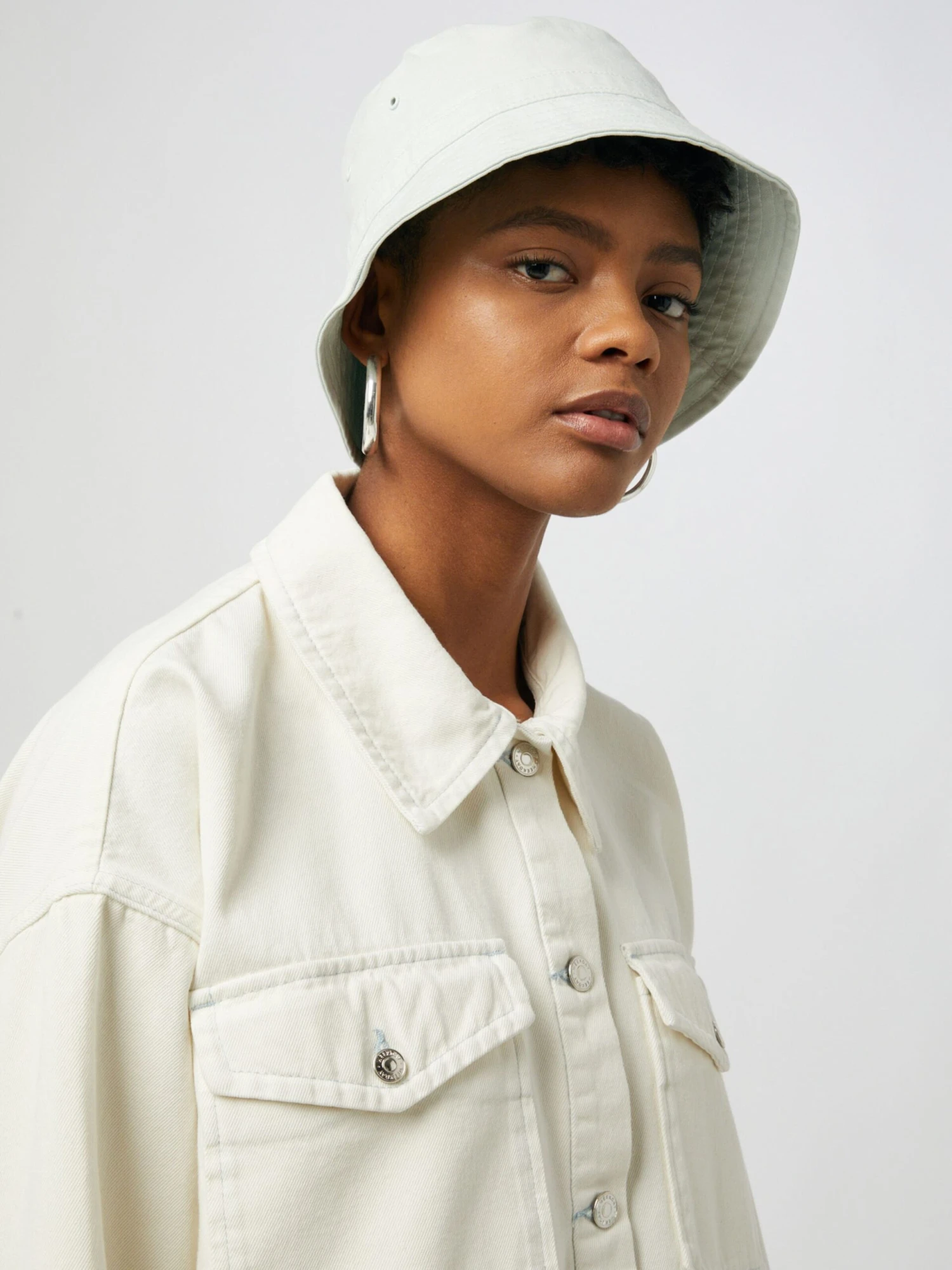 WEEKDAY Blouses Longues Chemisier Renja Femme Blanc â Image 2