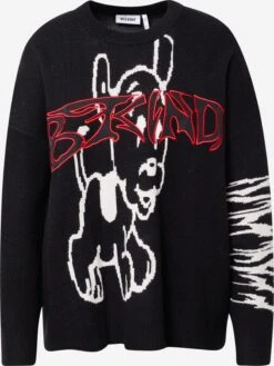 WEEKDAY Pulls Maille Fine Pull-over Femme Noir