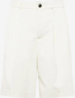 WEEKDAY Shorts Chino Loosefit Pantalon à Pince Uno Homme Beige