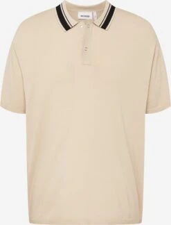 WEEKDAY Polos T-Shirt Jared Homme Beige