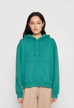 WEEKDAY Essence Standard Hoodie - Sweatshirt - Green