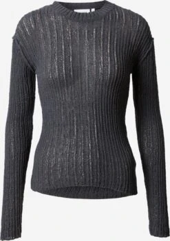WEEKDAY Pulls Maille Fine Pull-over Ada Femme Gris Foncé